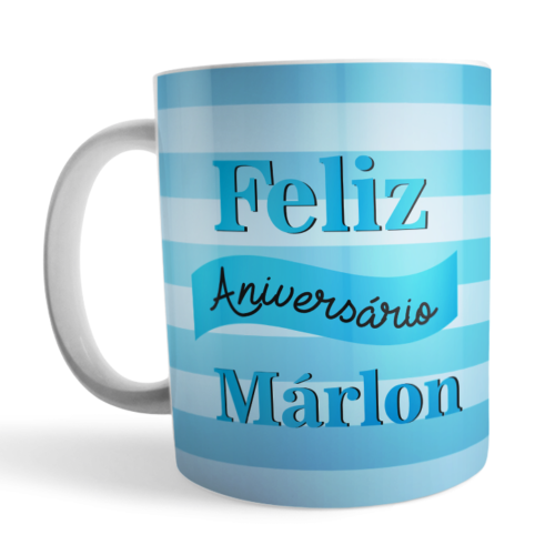 Caneca feliz aniversário com foto e nome (1)