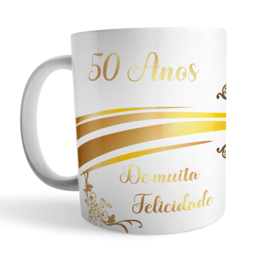 Caneca bodas 50 anos