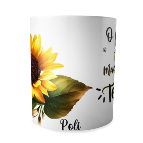 Caneca O processo te fere mas o propósito te cura