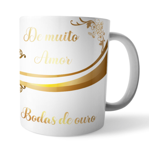 Caneca bodas 50 anos